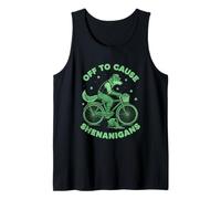 Off to Cause Shenanigans Wolf St Patrick Day Débardeur