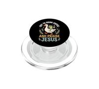 Off to Drink Coffee and Praise Jesus PopSockets PopGrip pour MagSafe