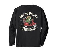 Off to Praise The Lord Frog Meme Funny Christian Faith Jesus Manche Longue