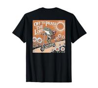 Off to Praise The Lord Frog Meme Funny Christian Faith Jesus T-Shirt