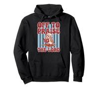 Off to Praise The Lord Owl Retro Sweat à Capuche