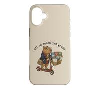 Off to Teach 3e année Teacher Gag Capybara School Funny Coque pour iPhone 16 Plus