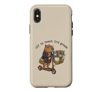 Off to Teach 3e année Teacher Gag Capybara School Funny Coque pour iPhone X/XS