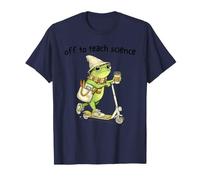 Off to Teach Science Funny Teacher Frog Back to School Humor T-Shirt
