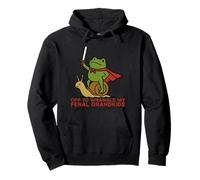 Off to Wrangle My Feral Grandkids Medieval Frog Sweat à Capuche