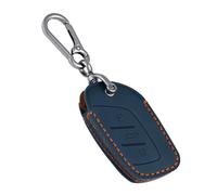 OFF WE GO Coque tui Cles en Cuir pour MG MG4 MG5 MG6 MG ZS EV HS EHS ZX GT Roewe RX3 RX8 ERX5 RX5 I6 I5 Voiture Clé à Télécommande Étui avec Porte-clés Boitier Clé Protecteur Clé Voiture, Bleu