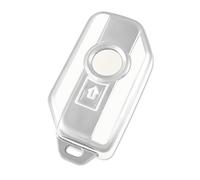 OFF WE GO Etui Cles Coque de Clé pour BMW R1200GS R1250GS LC ADV R1200RT K1600 GTGTL K1600B K1600GT K1600GTL F850GS Protecteur Clé Moto Couverture Clé Accessoire Moto Clé à Télécommande, Blanc Argent