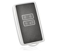 OFF WE GO Etui Cles Coque de Clé pour Renault Clio Captur Dacia Duster Scenic Kadjar Megane Koleos Espace Zoe Arcan Protecteur Clé Voiture Couverture ccessoire Voiture Clé à Télécommande, Noir