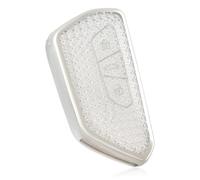 OFF WE GO Etui Cles Coque de Clé pour VW Golf 8/7/5/R/MK8 Born Formentor Seat Leon Ateca Tarraco Skoda Octavia Protecteur Clé Voiture Couverture Clé Accessoire Voiture Clé à Télécommande, Blanc
