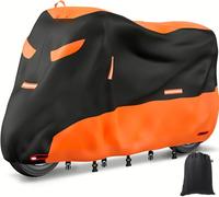 OFF WE GO Housse Moto Impermeable Bâche Protection Exterieur Etanche Oxford 210D Bache Velo Hiver Eté Couverture Scooter aux Poussière Pluie Neige UV Vent Soleil Déjections d'oiseaux, 245x105x125CM