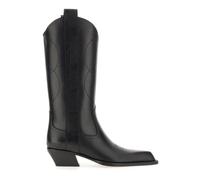 Off White - Bottine Texane 'For Walking' - Femme - Chaussures - Noir - Taille: 38 EU
