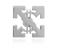 Off White - Boucle d'oreille unique - Homme - Accessoires - Gris - Taille: ONE Size
