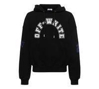 Off White, Homme, Sweatshirts et sweats à capuche, Noir, Taille: S Sweat à capuche avec logo Noir Blanc