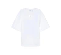 Off White, Homme, Tops, Blanc, Taille: S Rubbed Paint Arrows Skate T-shirt