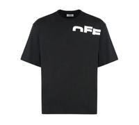 Off White, Homme, Tops, Noir, Taille: XL Logo T-shirt