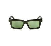 Off White - Lunettes de soleil vertes Protection UV élégante - unisex - Accessoires - Vert - Taille: 54 MM