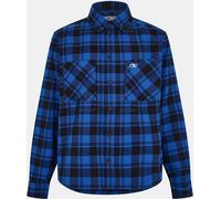 Off White Men's Arrows Plaid Shirt, Embroidered Monogram Bleu/Noir XS Male