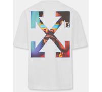 Off White Men's Barber Skate T-Shirt White-Serenity XS Male