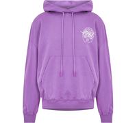 Off White Men's Hand Arrow Iconic Design Hoodie Orch/Wht 3601 S Male