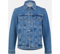 Off White Men's Skate Denim Jacket Bleu XS Male