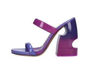 Off White - Mule en cuir verni - Femme - Chaussures - Violet - Taille: 36 EU