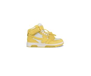 Off White - Out Of Office High-top Baskets - Homme - Chaussures - Jaune - Taille: 40 EU