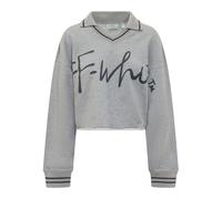 Off White - Script Crop SweaT-shirt - Femme - Sweatshirts et sweats à capuche - Gris - Taille: 40 FR
