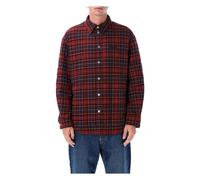 Off White - Spray Arrow Check Padded Overshirt - Homme - Vestes - Multicolore - Taille: L