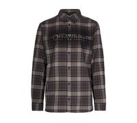 Off White - Spray Book Check Flan Regular Shirt - Homme - Chemises - Gris - Taille: M