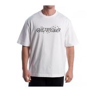 Off White - T-Shirt ras du cou en coton - Homme - Tops - Blanc - Taille: M