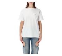 Off White - The Flower T-Shirt - Femme - Tops - Blanc - Taille: 40 FR