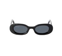 Off-White Unisex OERI087 Amalfi 1007 black Lunettes de soleil Acétate Noir Gris Ronde Normale