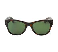 Off-White Unisex OERI107 Moab 6055 havana Lunettes de soleil Acétate Havane Vert Ronde Normale