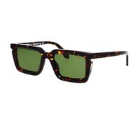 Off-White Unisex OERI113 Tucson 6055 havana Lunettes de soleil Acétate Havane Vert Carré Normale