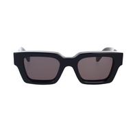 Off-White Unisex OERI126 Virgil 1007 black Lunettes de soleil Acétate Noir Gris Carré Normale