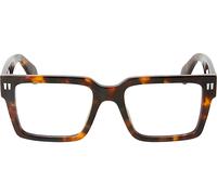 Off-White Unisex OERJ054 Style 54 6000 havana Montures optiques Acétate Havane Carré