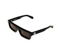 Off-White Unisex Off-White OW1048 ELIZABETH S 1007 Lunettes de soleil Acétate Noir Gris Carré Normale
