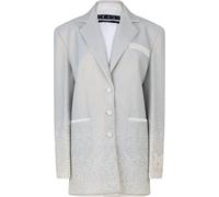 Off White Women's Suit Jacket Blanc 10 (S) Female