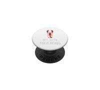 Off with Their Heads Cajun Boil Party Funny PopSockets PopGrip Adhésif