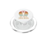 Off with Their Heads Rétro Crawfish Cajun Boil Party Funny PopSockets PopGrip pour MagSafe