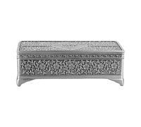 OFFAXE Boîte à Bijoux Moderne , Rangement Bijoux Rectangulaire Style Européen Vintage en Velours de Luxe, Coffret Organisateur pour Anneaux Boucles d'oreilles,Décoration Maison Voyag (M)