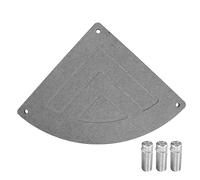 OFFAXE Étagère de Douche, Rangement d'angle de Douche à Assemblage Simple Pose avec 3 Pieds Anti-Glisser conçus et compacts, étagère de Douche Simple pour la Salle de Bain