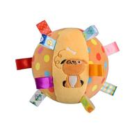 OFFAXE Interactive Dog Toys Soccer Ball,Bouncing Sturdy Toy for Small Medium Dogs Even Aggressive chewers,Great for Outdoor Play tug of War Water Games (Dog)
