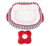 OFFAXE Lit pour Animaux de Compagnie Mignon, lit de Chat, lit de Chien avec Un Confort Moelleux Doux pour Les Chiots et Les Chatons par Temps Froid (S)