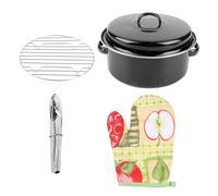OFFAXE Pot, poêle à Frire de Conception de Couvercle avec Barbecue Polyvalent et matériau Robuste, Casserole de Nettoyage Facile pour la Cuisson