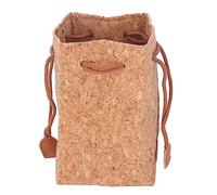 OFFAXE Sac de Sac de caméra avec Cordon de Serrage, PU Cuir liège Photographie de Rue élégant Sac à Main Souple Sacs à bandoulière compatibles pour Appareil Photo sans Miroir