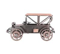 OFFAXE Voiture Vintage Industrielle en Fer Forgé , Décoration Maison et Déco Bureau Travail ,Sculpture Rétro Design pour Intérieur,Bureau ou Vitrine Commerciale (Antique Bronze)
