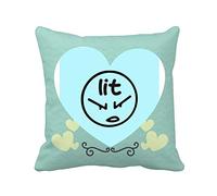 offbb La colère, la colère, l'immaturité. Oreiller Dormeur Coussin Amour Coeur