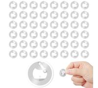 OFFCUP Autocollants NFC Tag Ntag213 NFC Réinscriptibles, 50pcs NFC Sticker Autocollant D'Étiquette NFCs Ronde de 25mm, 144 Octets pour Tous Les Téléphones Mobiles et Appareils Compatibles NFCs