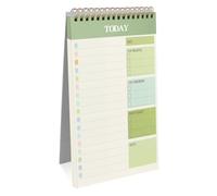 OFFCUP Bloc de Planification Hebdomadaire, 1pc A5 To-Do List de Taches 52 Feuilles (104 Pages), Blocs Note Agenda Quotidien Non Daté Détachable pour Scolaire, Bureau & Personnel, Vert
